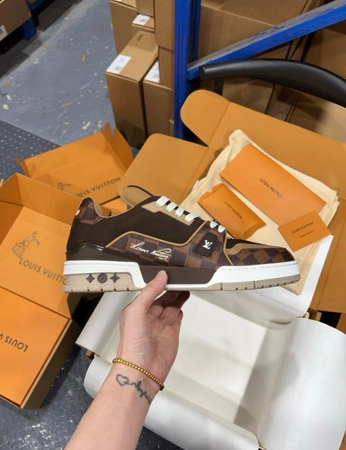 LV Trainers Checkered